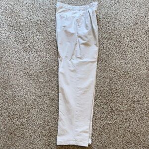 Off white linen pants